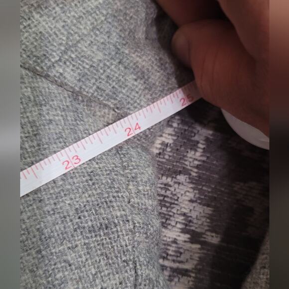 Vintage Anderson Little 100% Wool Grey Tweed Academia Sportcoat Jacket sz 48 - Picture 9 of 10